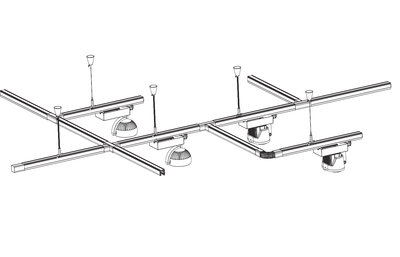 Power Track Rail lighting for Lamp replacement